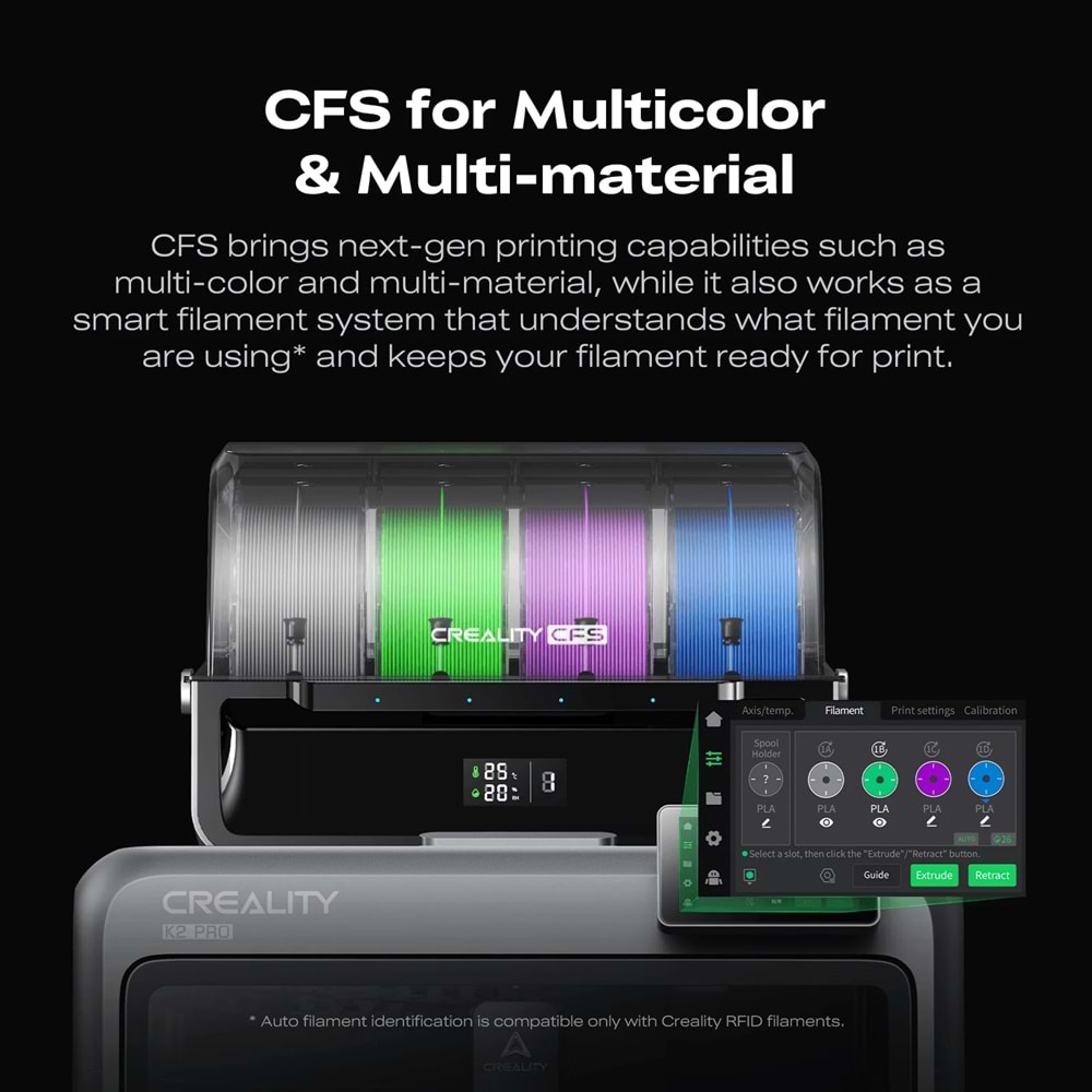 Creality K2 Pro Combo 3D Yazıcı - Stoktan Teslim