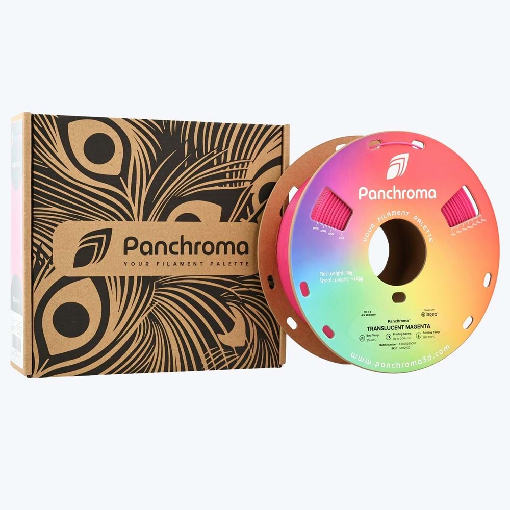 Panchroma PLA Translucent Filament Macenta