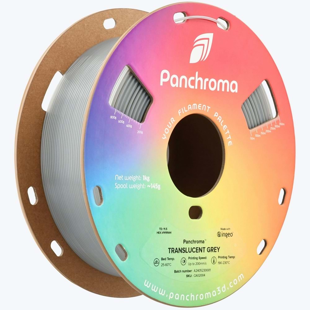 Panchroma PLA Translucent Filament Gri