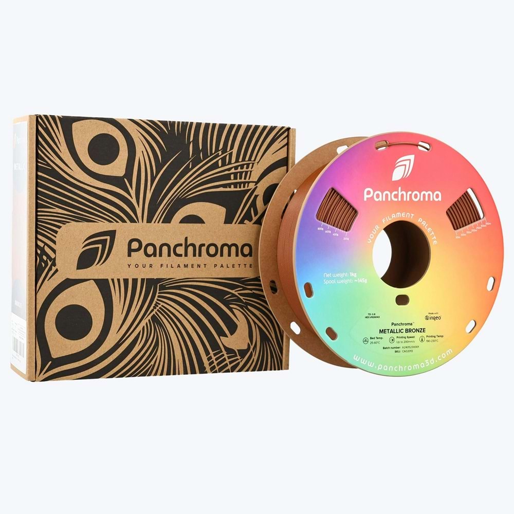 Panchroma PLA Filament Metalik Bronz - 1 kg 1.75mm
