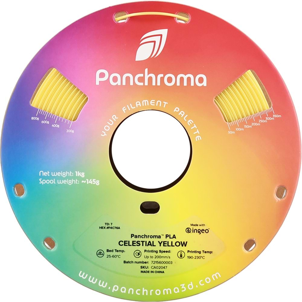 Panchroma PLA Filament Celestial Sarı
