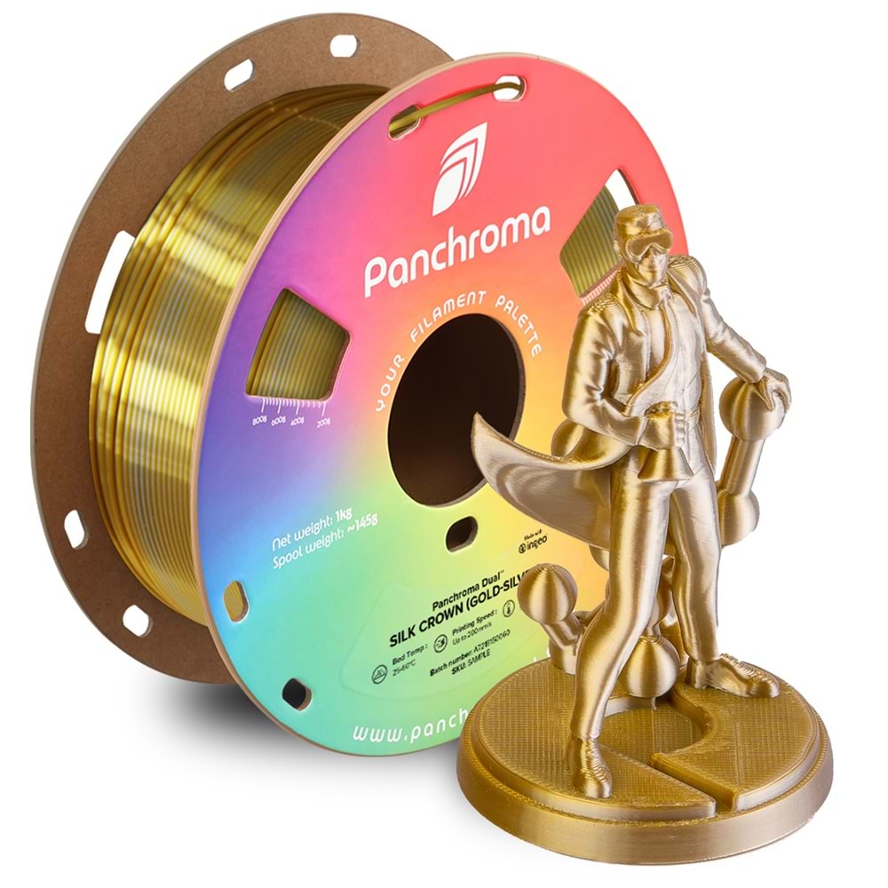 Panchroma Dual Silk Crown PLA | Altın - Gümüş