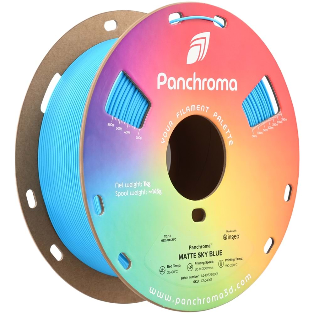 Panchroma PLA Filament Mat Gökyüzü Mavi – 1 kg 1.75mm