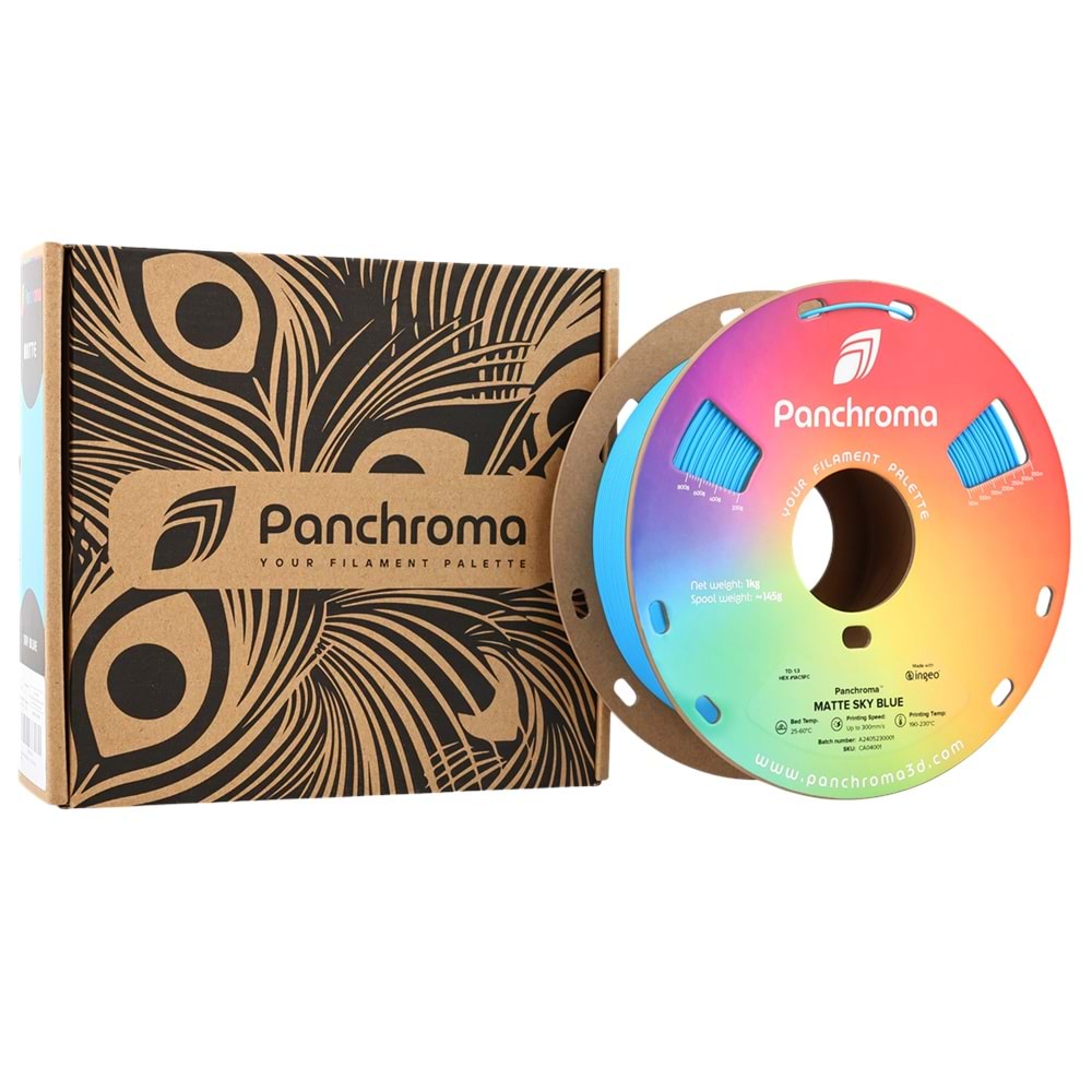 Panchroma PLA Filament Mat Gökyüzü Mavi – 1 kg 1.75mm