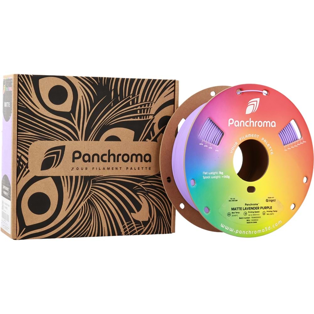 Panchroma PLA Filament Mat Lavanta Mor – 1 kg 1.75mm