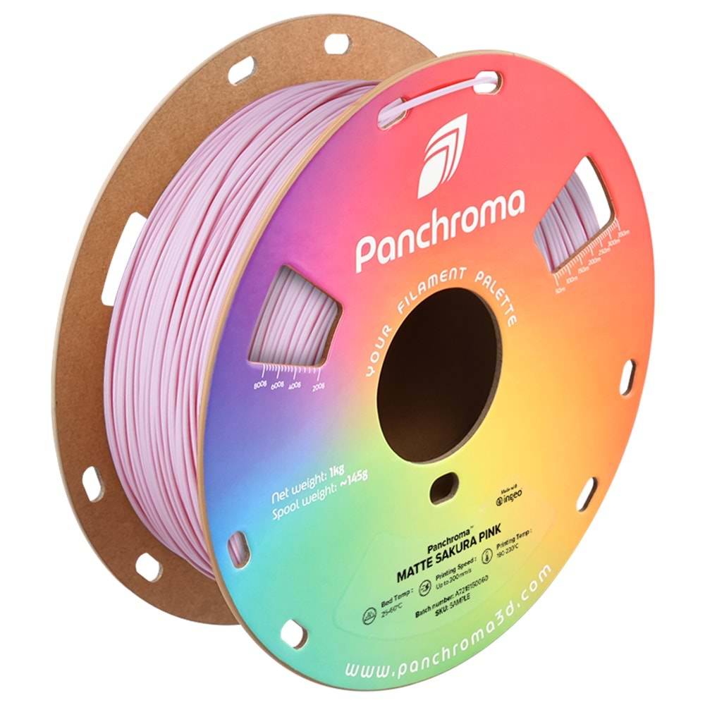 Panchroma PLA Filament Mat Sakura Pembe – 1 kg 1.75mm