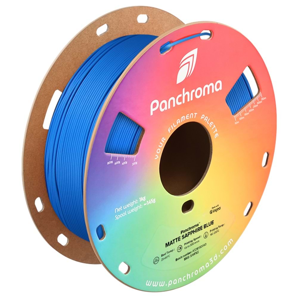 Panchroma PLA Filament Mat Safir Mavi – 1 kg 1.75mm
