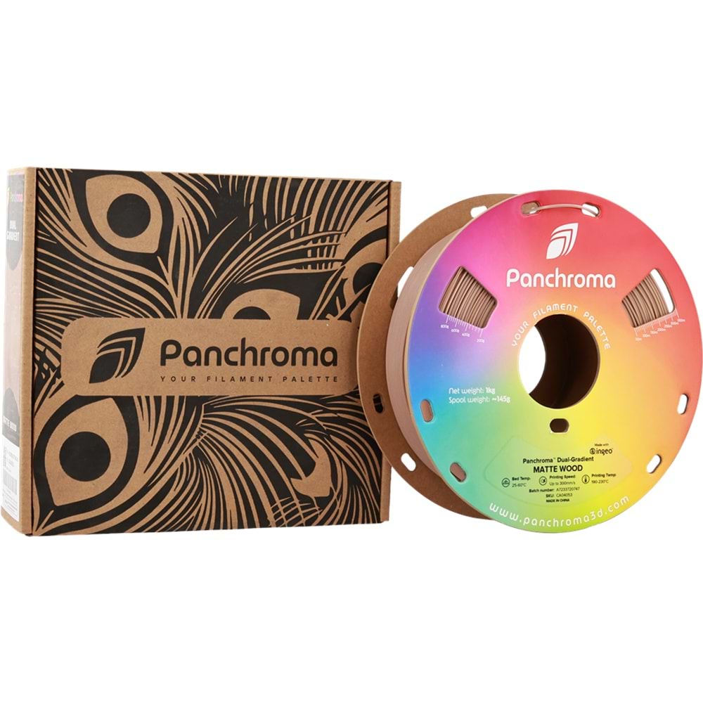 Panchroma PLA Gradient Filament Ahşap - 1 kg 1.75mm