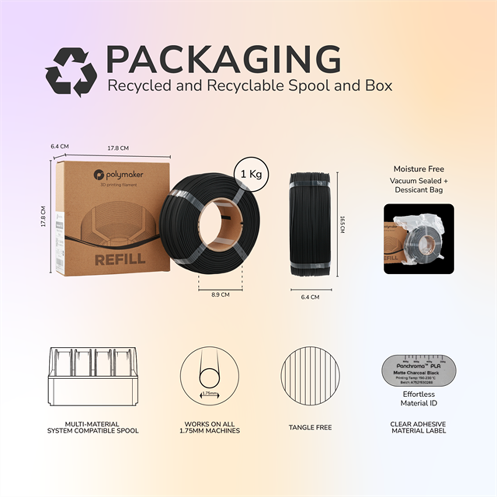 Panchroma PLA Refill – Marble Beyaz Filament