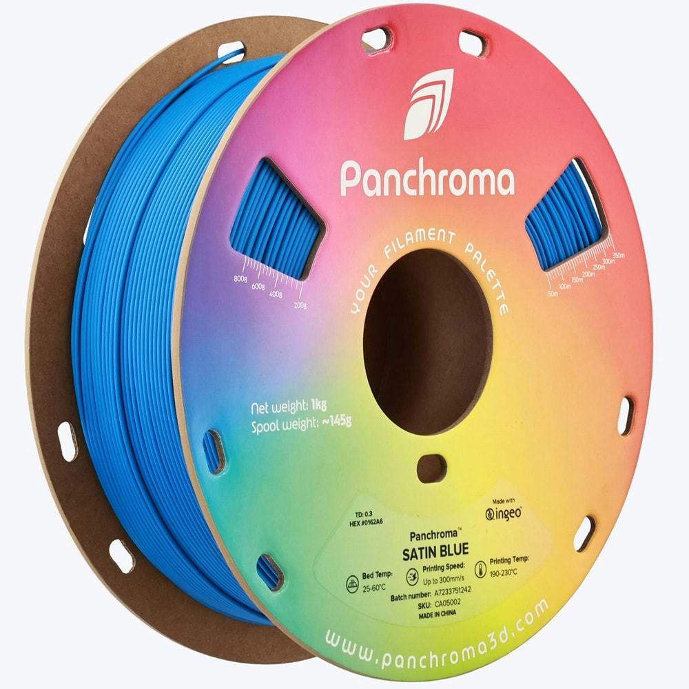 Panchroma PLA Filament Saten Mavi – 1 kg 1.75mm