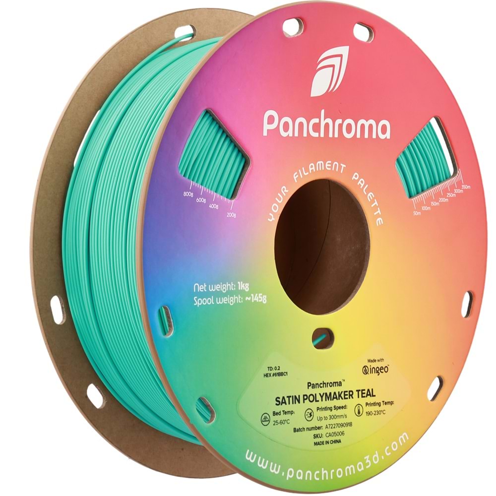 Panchroma PLA Filament Saten Polymaker Camgöbeği – 1 kg 1.75mm