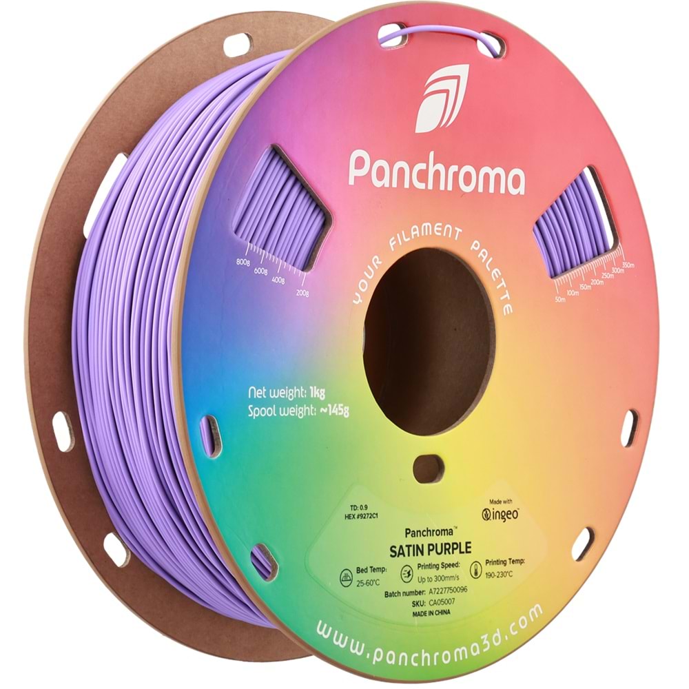 Panchroma PLA Filament Saten Mor – 1 kg 1.75mm