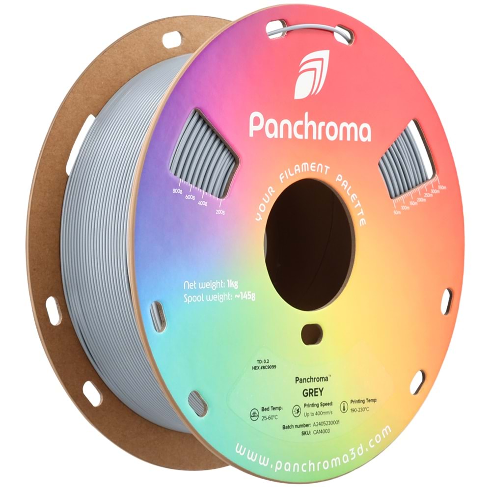 Panchroma CoPE Filament Gri – Hızlı 3D Baskı