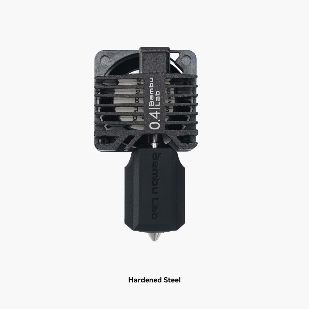 Bambu Lab P1 Serisi 0.4mm Hotend Sertleştirilmiş Çelik Nozzle Seti