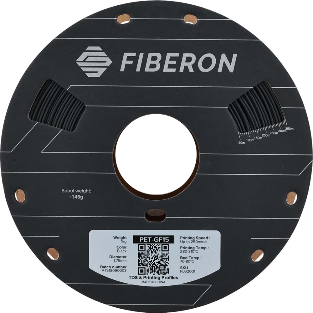 Fiberon PET-GF15 Siyah