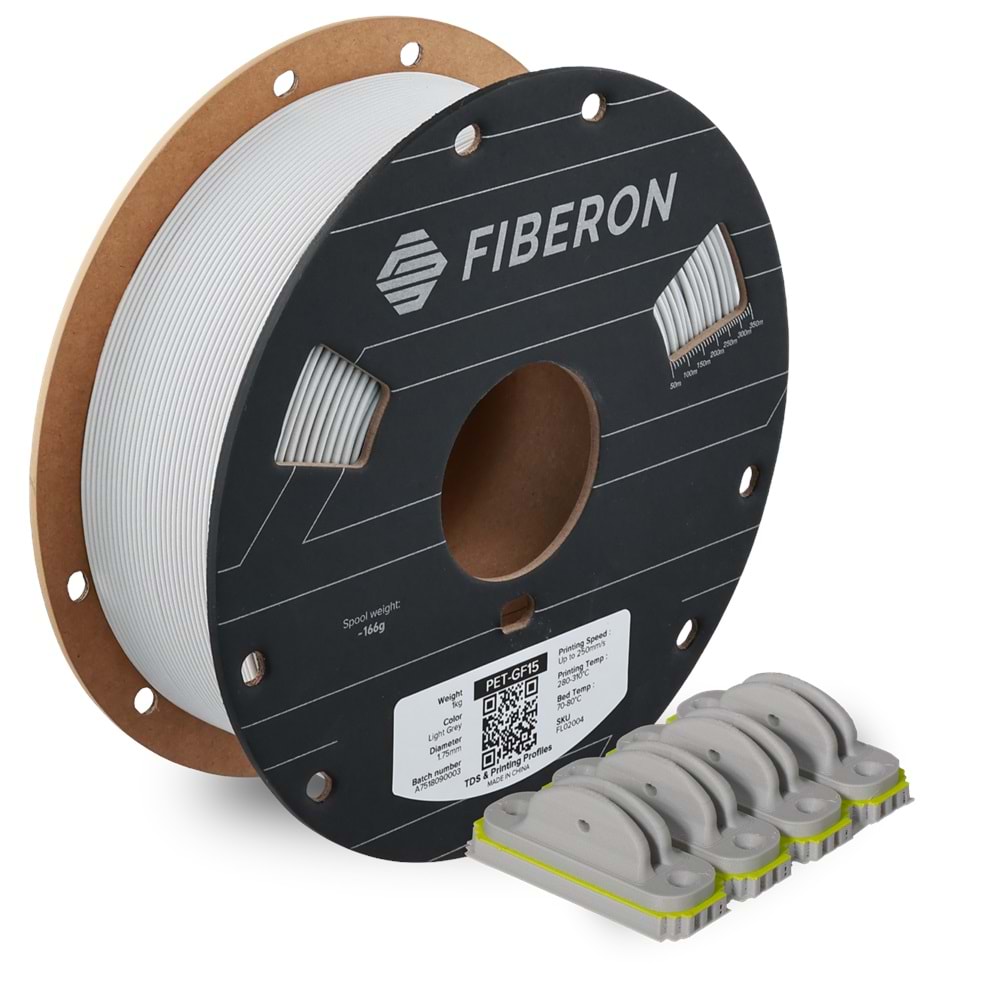 Fiberon PET-GF15 Açık Gri