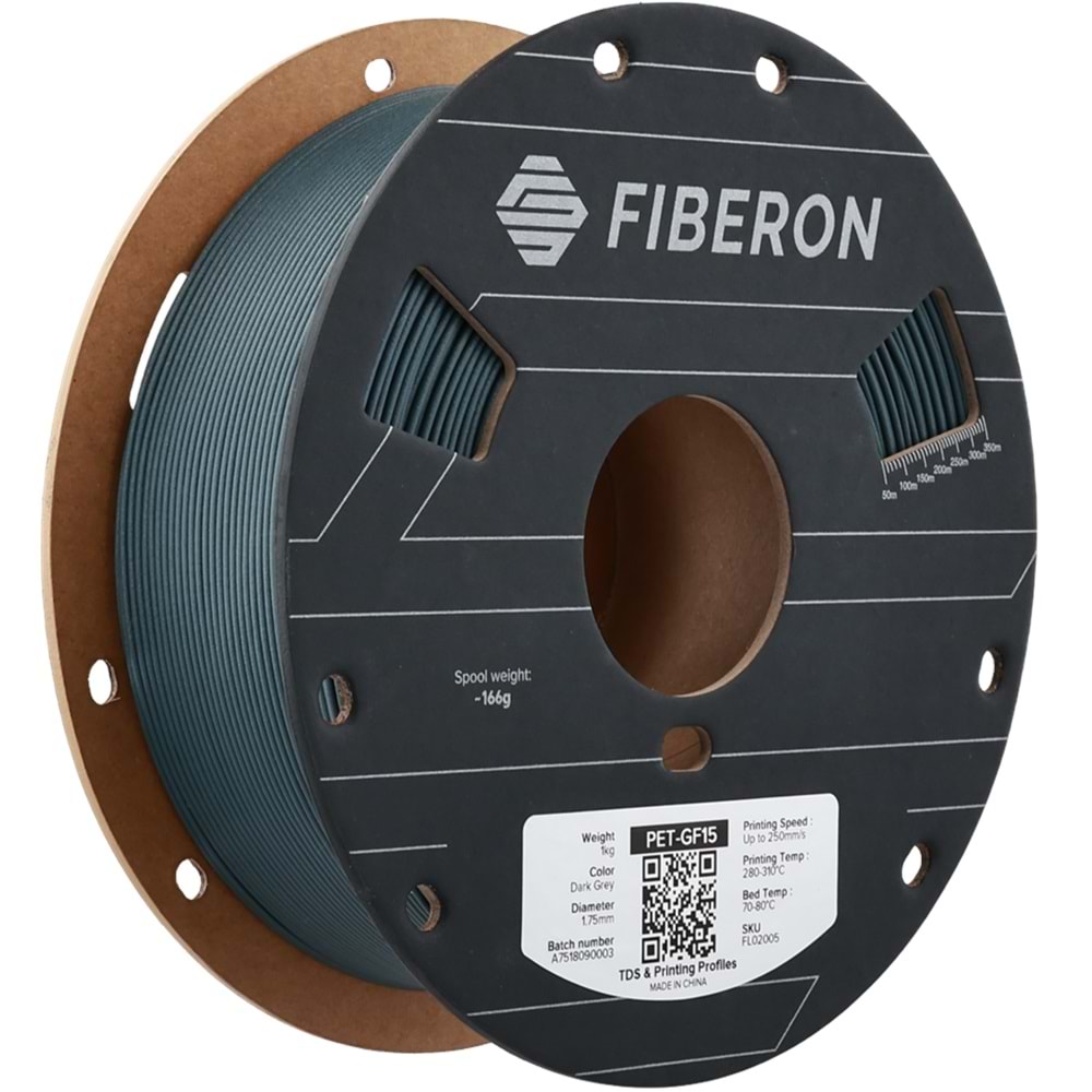 Fiberon PET-GF15 Koyu Gri