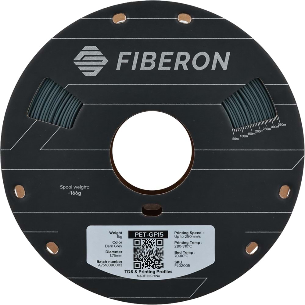 Fiberon PET-GF15 Koyu Gri