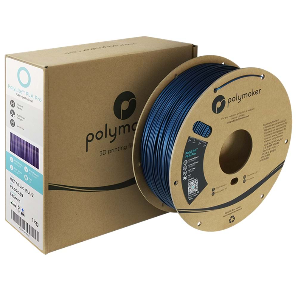 PolyLite PLA Pro Metalik Mavi