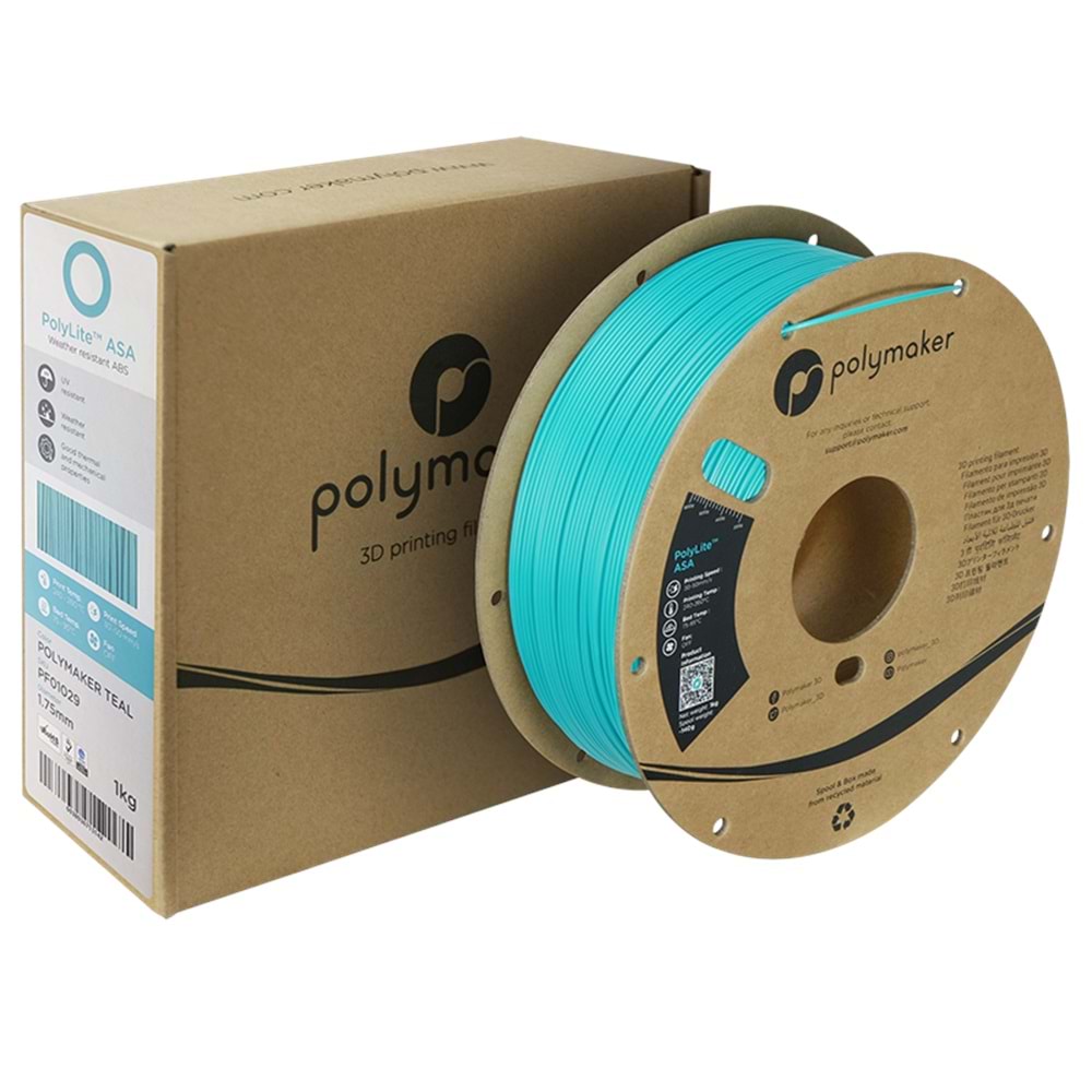 PolyLite ASA Filament Camgöbeği – UV Dayanımlı 3D Baskı