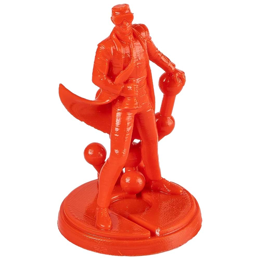 PolySmooth Mercan Kırmızı – Pürüzsüz Yüzeyli 3D Baskı Filamenti