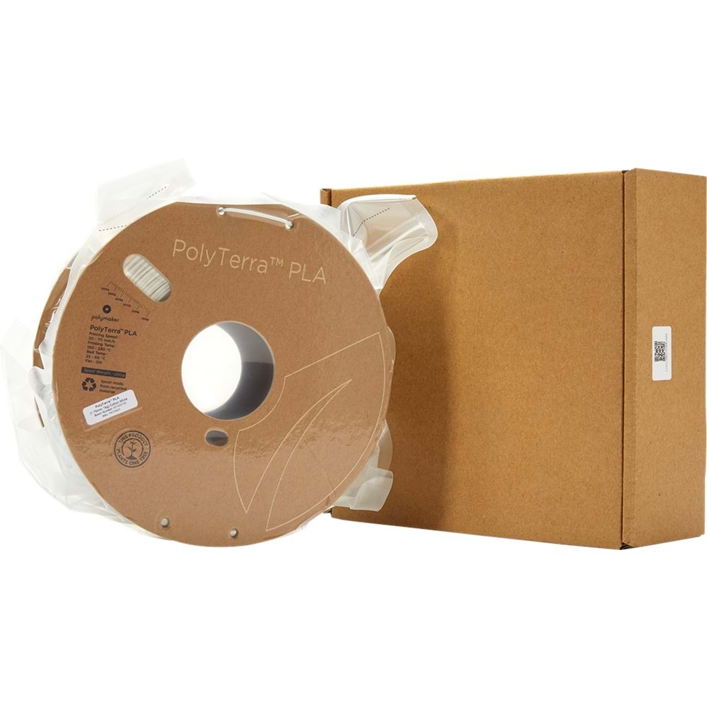 PolyTerra PLA Filament Pamuk Beyaz - 1 kg 1.75mm