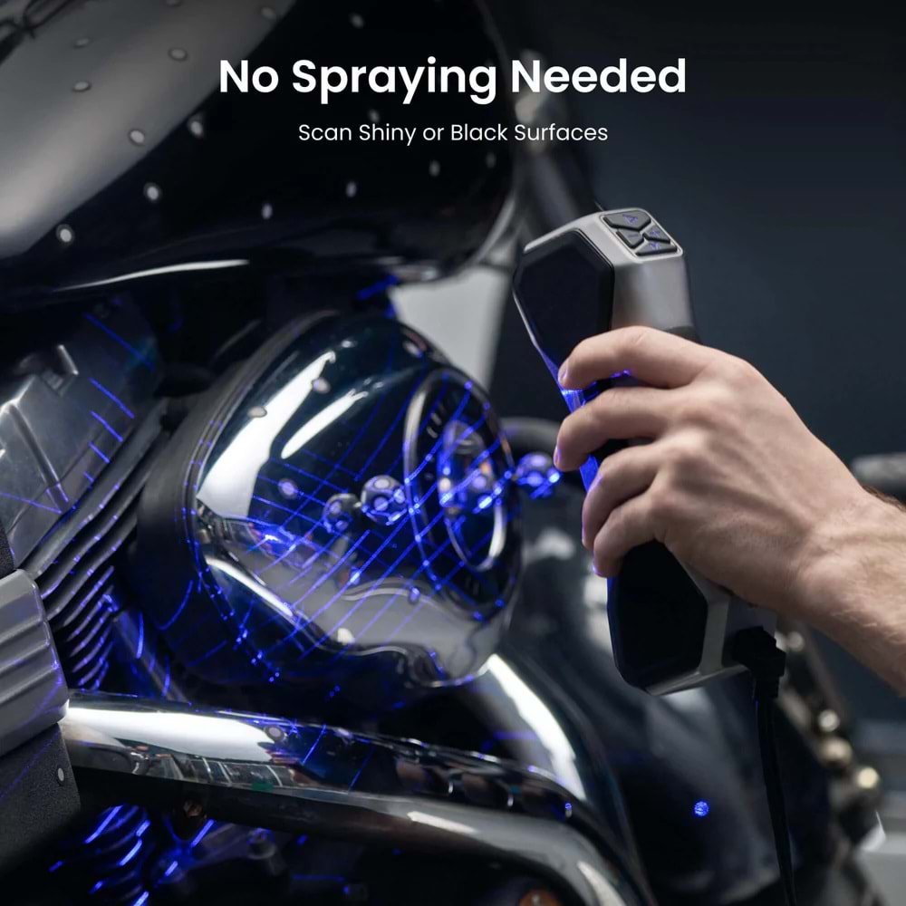 Revopoint MetroX Advanced Edition (Stoktan Teslim) – Profesyonel 3D Lazer Tarayıcı 