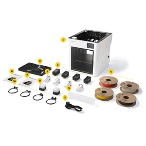 Snapmaker U1 3D Yazıcı – 4 Başlıklı Çok Renkli Yazıcı - STOKTAN TESLİM