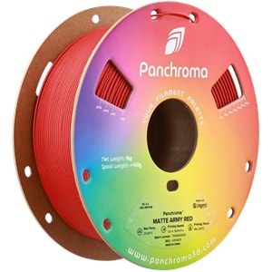 Panchroma PLA Filament Mat Askeri Kırmızı – 1 kg 1.75mm