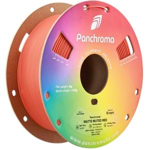 Panchroma PLA Filament Mat Yumuşak Kırmızı – 1 kg 1.75mm