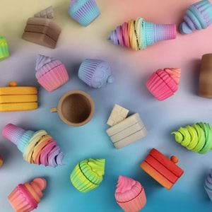 Panchroma PLA Filament Mat Pastel Gökkuşağı – 1 kg 1.75mm