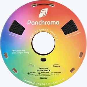 Panchroma PLA Filament Saten Siyah – 1 kg 1.75mm