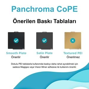 Panchroma CoPE Filament Siyah – Hızlı 3D Baskı