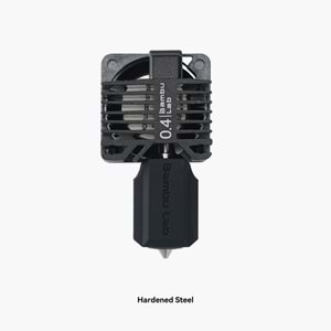 Bambu Lab P1 Serisi 0.4mm Hotend Sertleştirilmiş Çelik Nozzle Seti