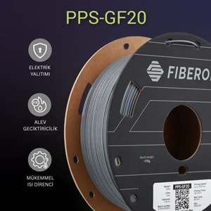 Fiberon PPS-GF20 Gri Filament