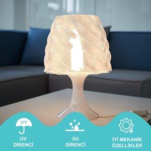 PolyLite PC Saydam Filament – Şeffaf 3D Baskı | 1 kg 1.75mm