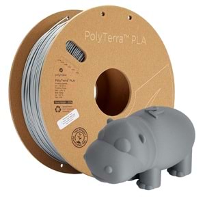 PolyTerra PLA Filament Fosil Gri - 1 kg 1.75mm