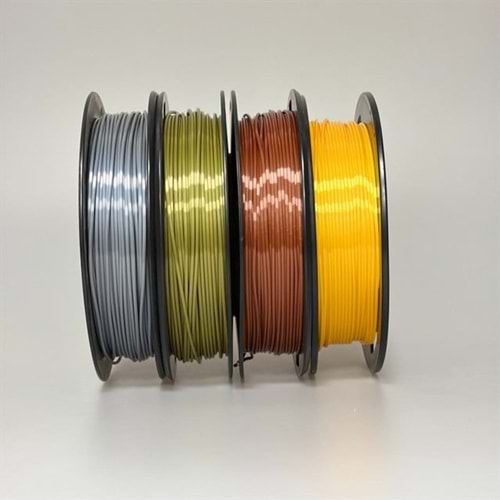 Entina Silk PLA Filament Seti - Gümüş, Bronz, Bakır, Altın 4x250g 1.75mm