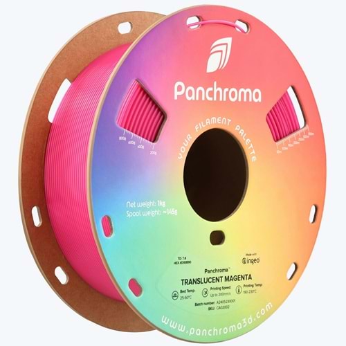 Panchroma PLA Translucent Filament Macenta