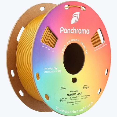 Panchroma PLA Filament Metalik Altın - 1 kg 1.75mm