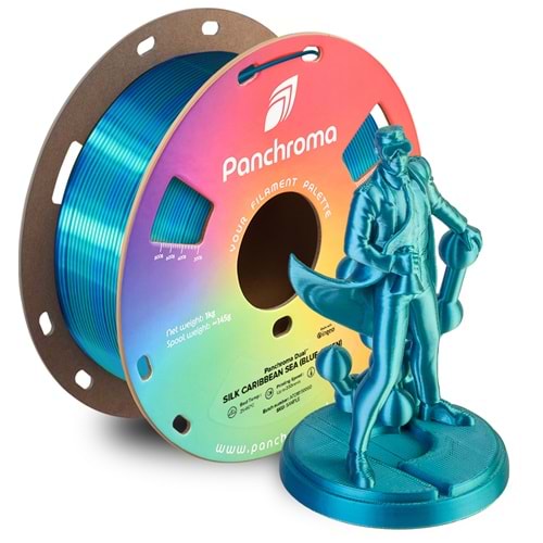 Panchroma Dual Silk Caribbean Sea PLA | Mavi - Yeşil