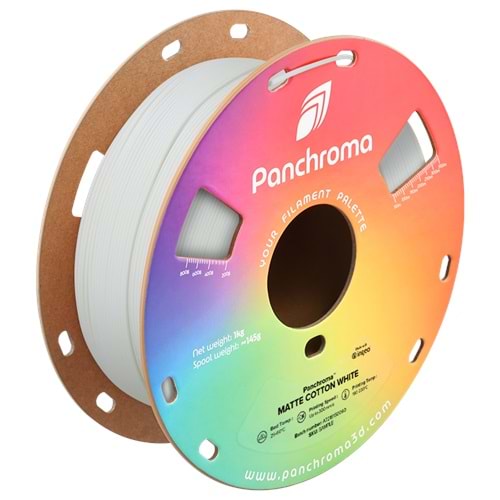 Panchroma PLA Filament Mat Pamuk Beyaz – 1 kg 1.75mm