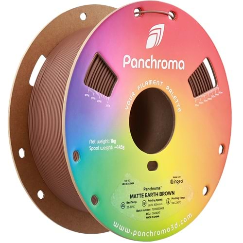 Panchroma PLA Filament Mat Toprak Kahverengi – 1 kg 1.75mm