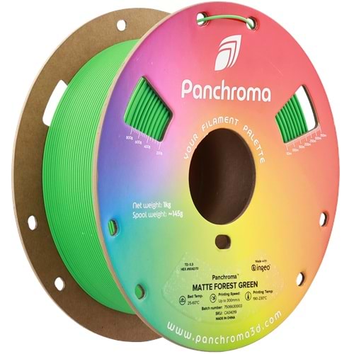 Panchroma PLA Filament Mat Orman Yeşil – 1 kg 1.75mm