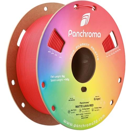 Panchroma PLA Filament Mat Lav Kırmızı – 1 kg 1.75mm