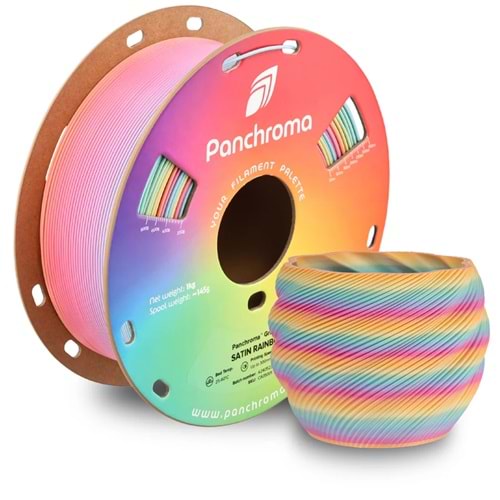 Panchroma PLA Gradient Filament Saten Gökkuşağı - 1 kg 1.75mm