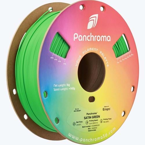 Panchroma PLA Filament Saten Yeşil – 1 kg 1.75mm