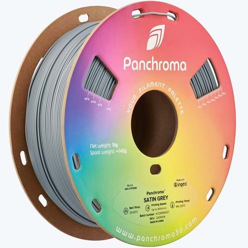 Panchroma PLA Filament Saten Gri – 1 kg 1.75mm