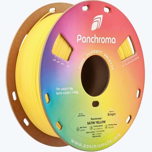Panchroma PLA Filament Saten Sarı – 1 kg 1.75mm