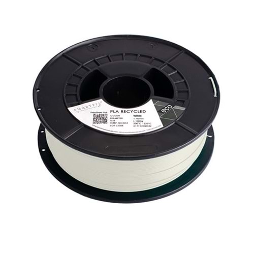 Smartfil PLA Recycled Filament Beyaz - 1 kg 1.75mm